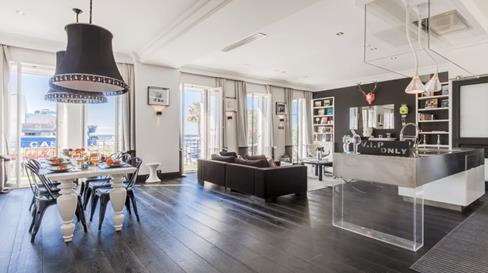 The Conveo Loft, open-plan living and kitchen